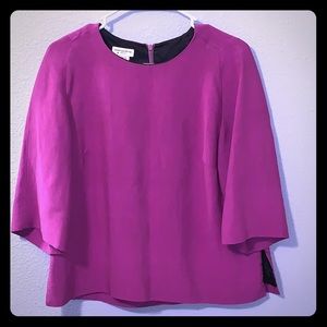 Dries Van Noten Purple Zipper Top